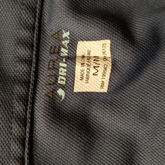 (M) Aurea Dri-Max Collared Top Golf Sporty Athleisure Splid Color Fitted - Picture 3 of 7